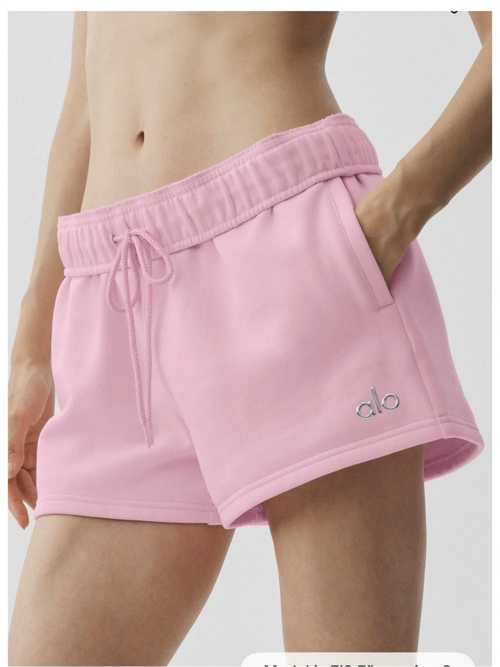 83. ALO Accolade Shorts in Pink Marshmallow